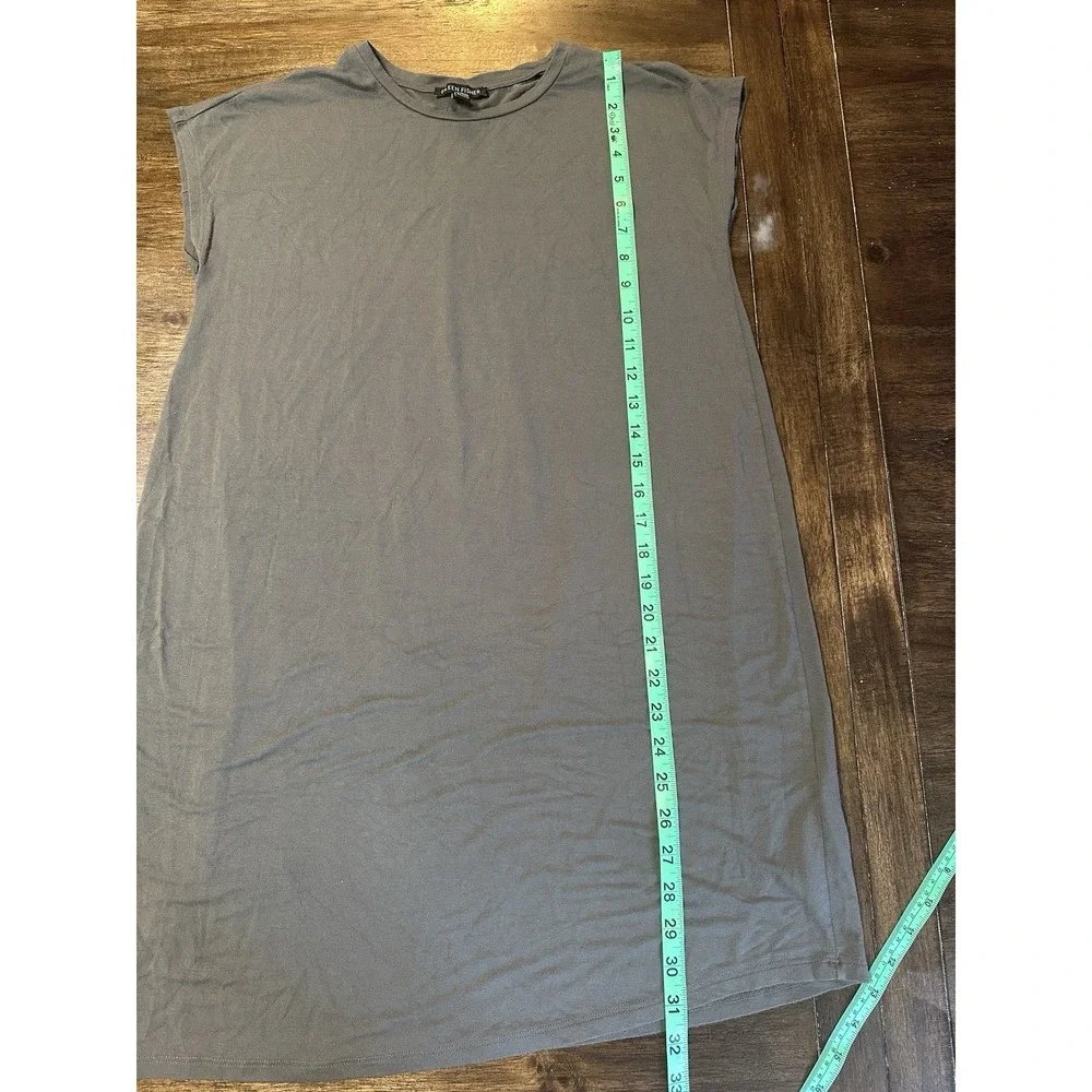 Eileen Fisher Women's XXS 2XS Jersey Tunic Long T Shirt Tee Top Short Sleeve - Picture 7 of 7